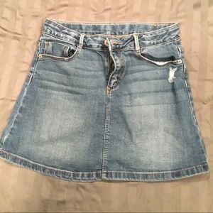 Denim Zara skirt